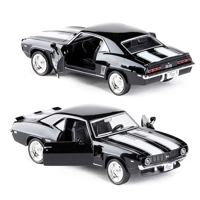 Miniatura Vintage de Camaro SS 1969 (Escala 1:36)