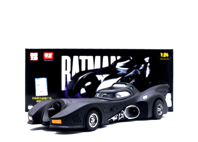 Batmóvel Clássico 1989 – Miniatura 1:24 com Spray de Fumaça
