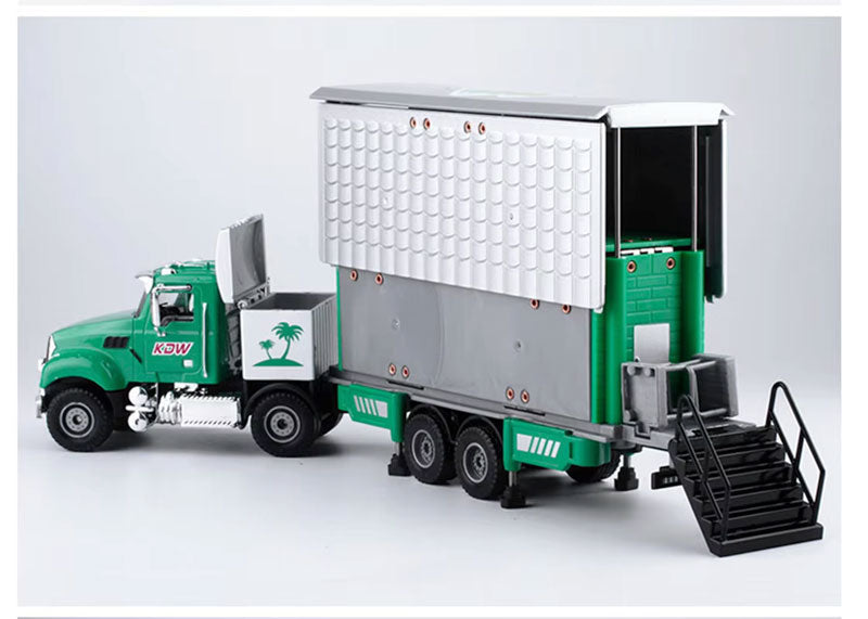 Miniatura Caminhão-Casa Transformável KDW (Die-cast)