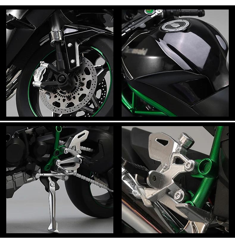 Kawasaki Ninja H2R – Miniatura Escala 1:6 Interativa