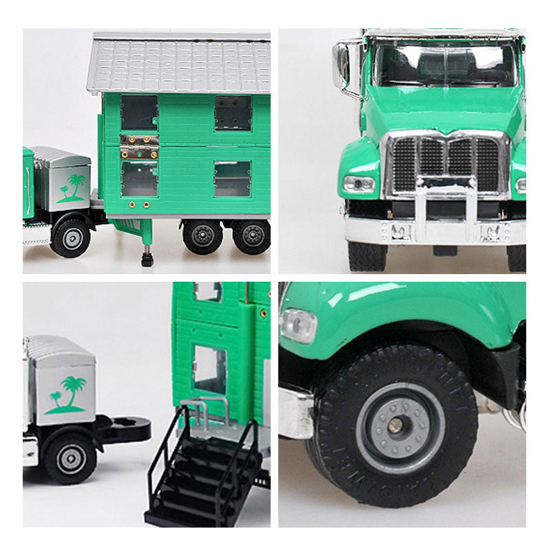 Miniatura Caminhão-Casa Transformável KDW (Die-cast)