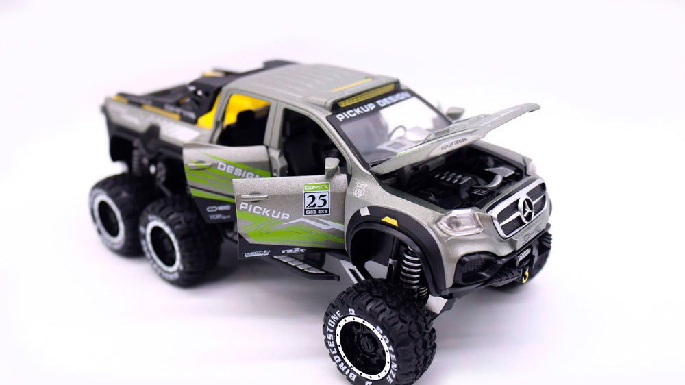 Mercedes X-Class Custom 6x6 OFF-ROAD em Escala 1:28
