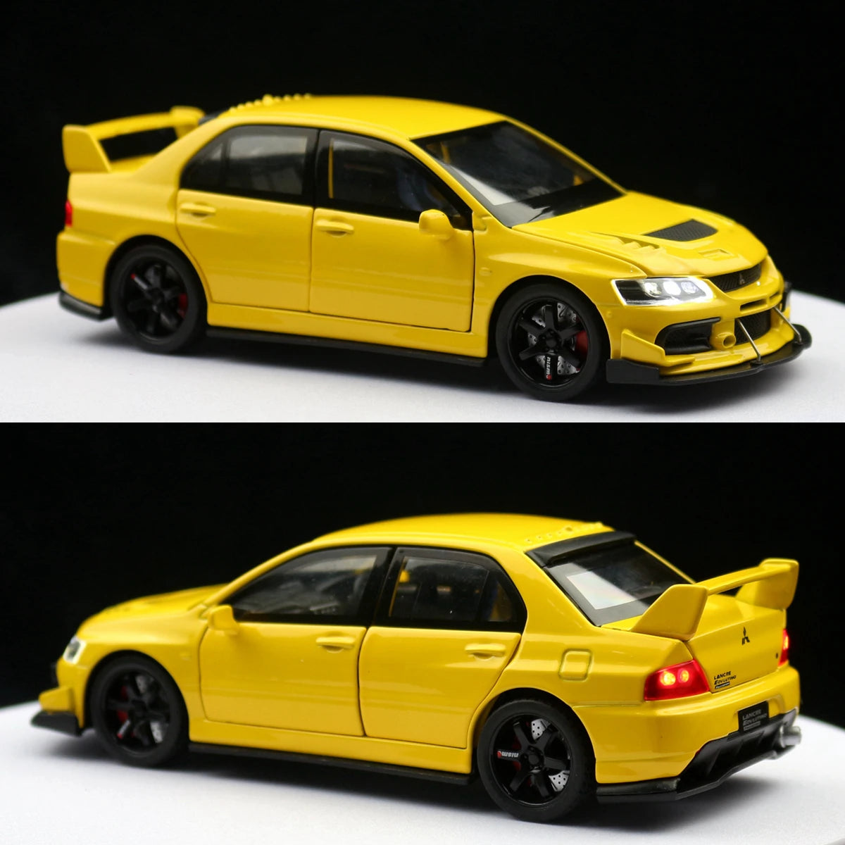 Mitsubishi Lancer Evolution - Miniatura 1:32 com Som e Luz