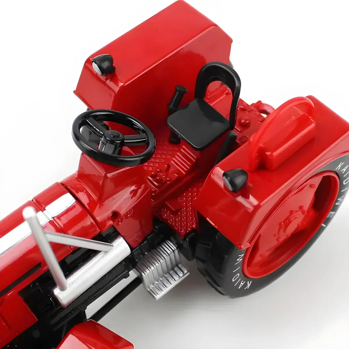 Trator Agrícola com Carreta em Escala 1:18 (Die-cast)
