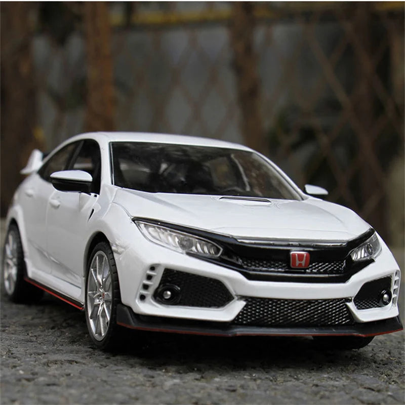 Honda Civic Type R - Miniatura 1:24 com Som e Luz