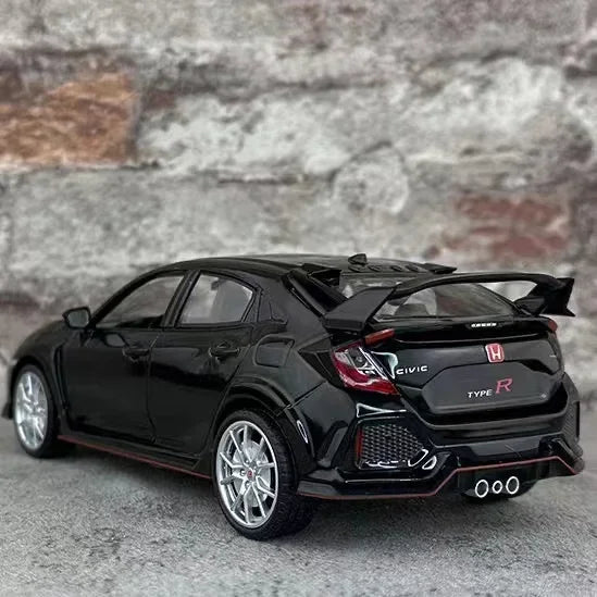 Honda Civic Type R - Miniatura 1:24 com Som e Luz