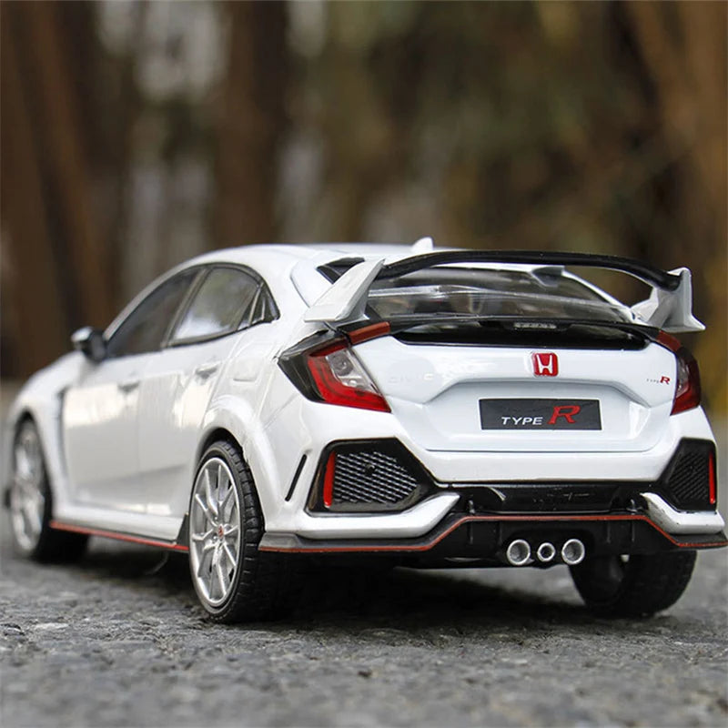 Honda Civic Type R - Miniatura 1:24 com Som e Luz