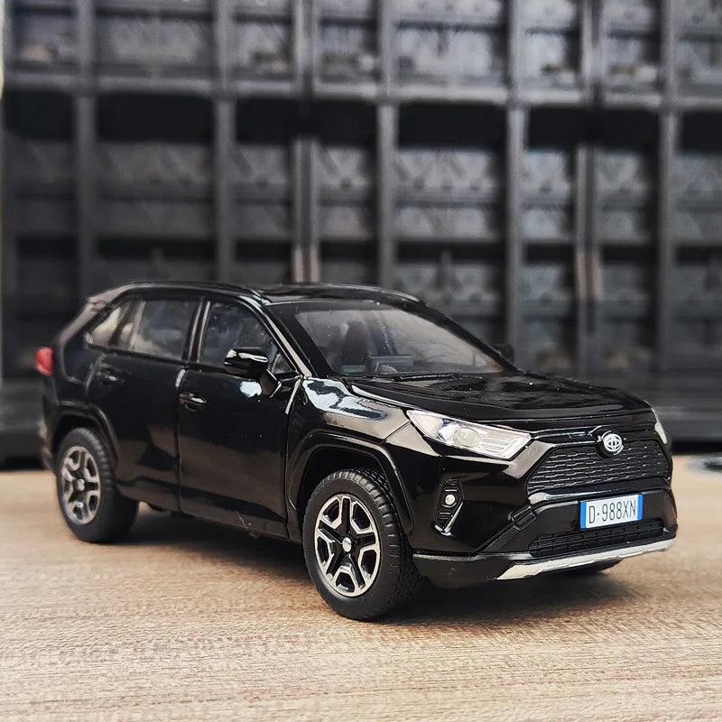 Toyota RAV4 – Miniatura 1:32 com Luzes e Sons