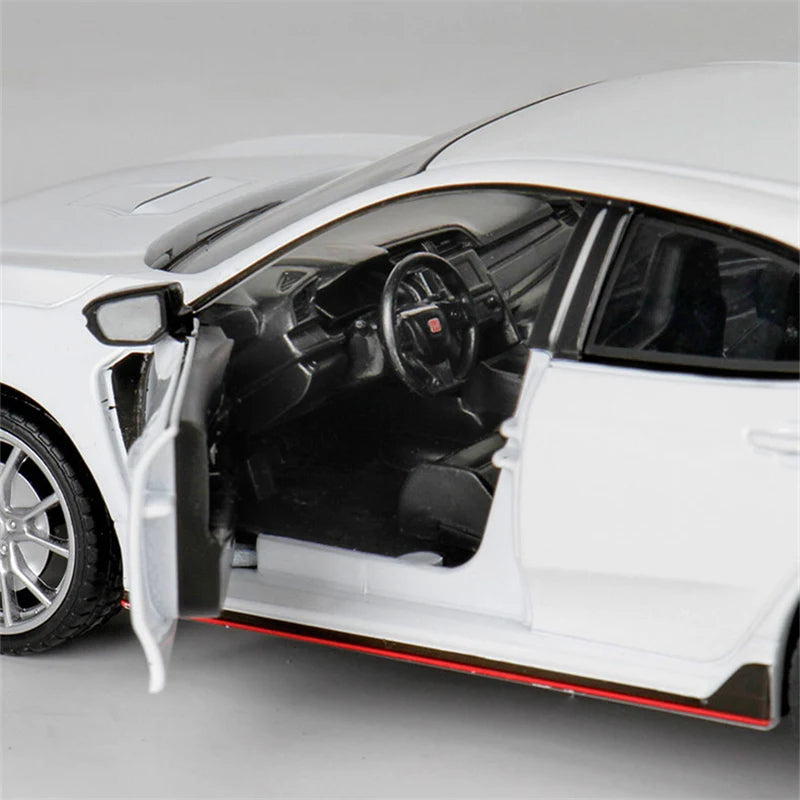 Honda Civic Type R - Miniatura 1:24 com Som e Luz