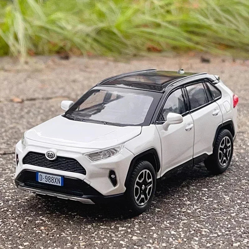 Toyota RAV4 – Miniatura 1:32 com Luzes e Sons