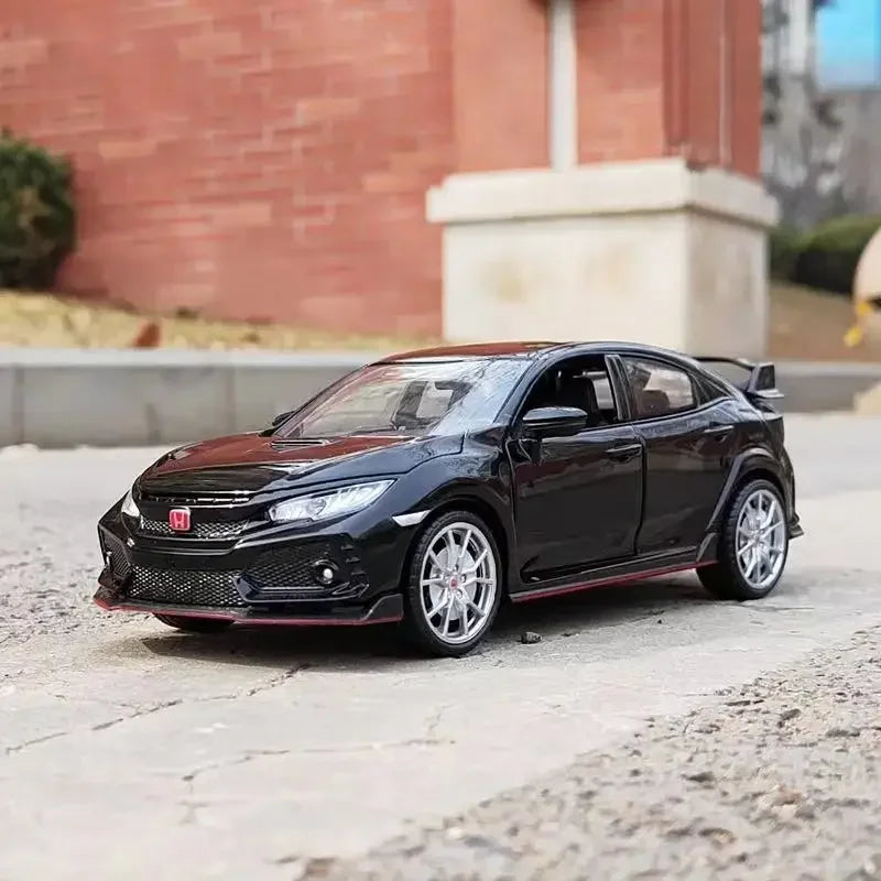Honda Civic Type R - Miniatura 1:24 com Som e Luz