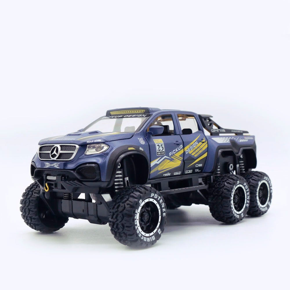 Mercedes X-Class Custom 6x6 OFF-ROAD em Escala 1:28