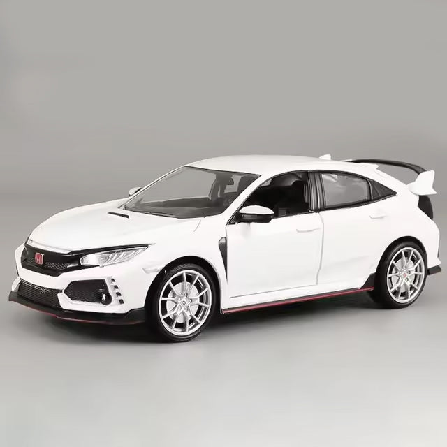 Honda Civic Type R - Miniatura 1:24 com Som e Luz