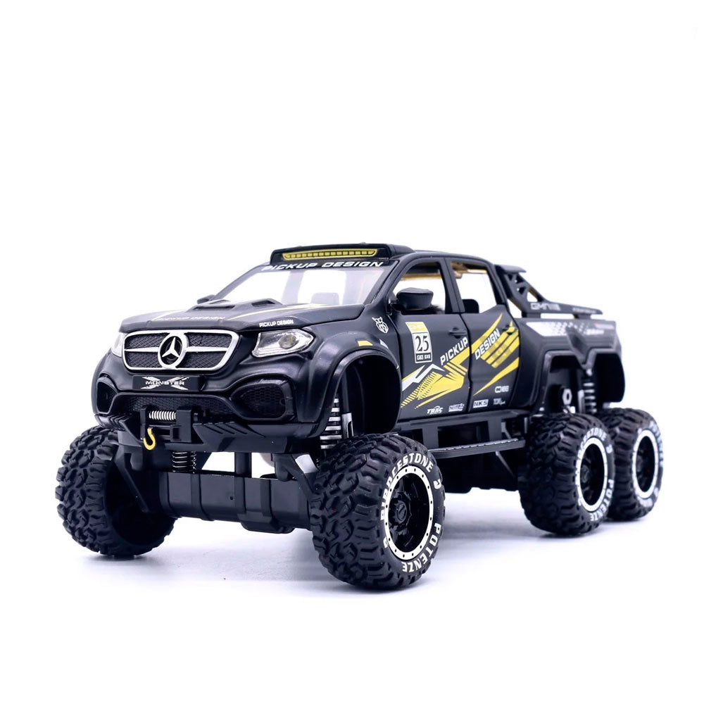 Mercedes X-Class Custom 6x6 OFF-ROAD em Escala 1:28