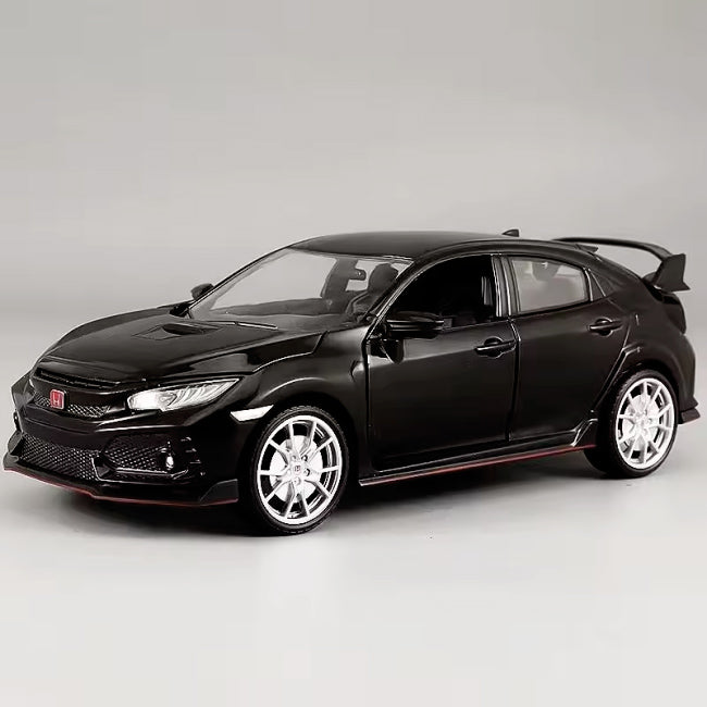 Honda Civic Type R - Miniatura 1:24 com Som e Luz