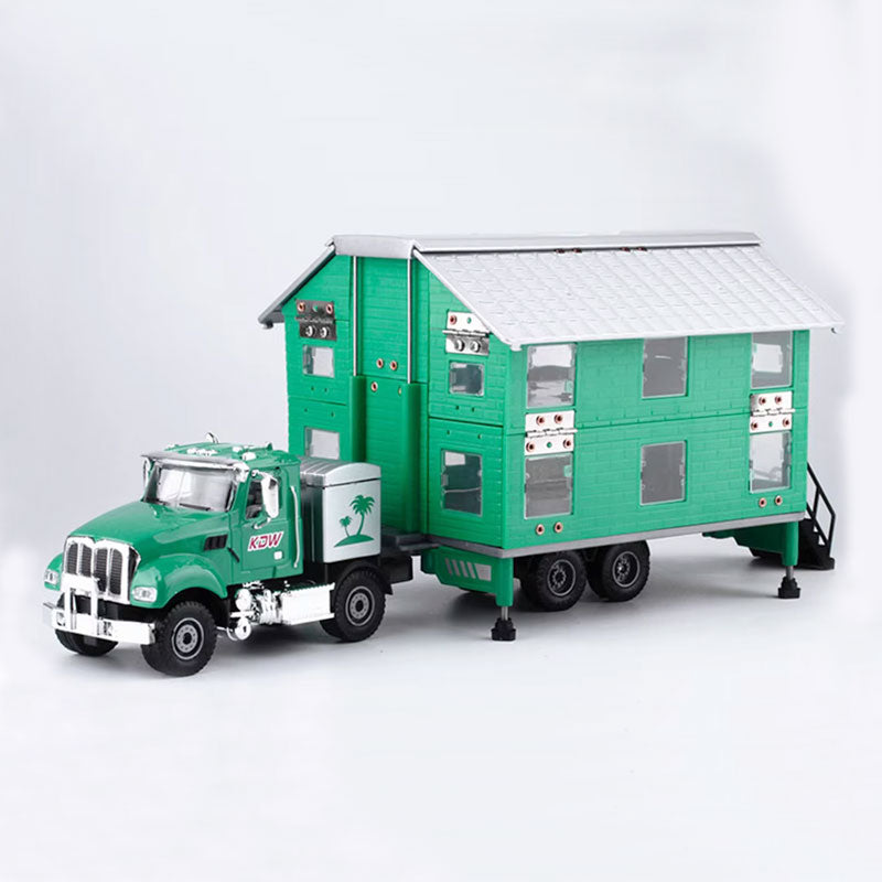 Miniatura Caminhão-Casa Transformável KDW (Die-cast)