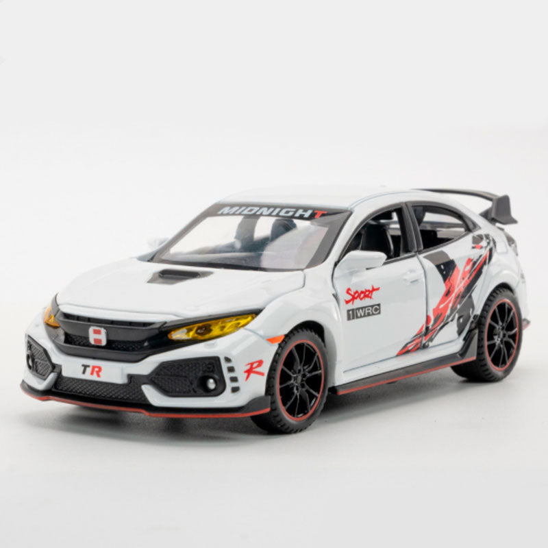 Miniatura de Honda Civic Type R em Metal (Escala 1:32)