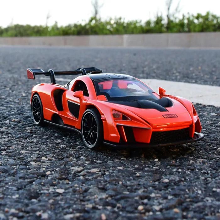 Miniatura de McLaren Senna em Metal (Escala 1:32)