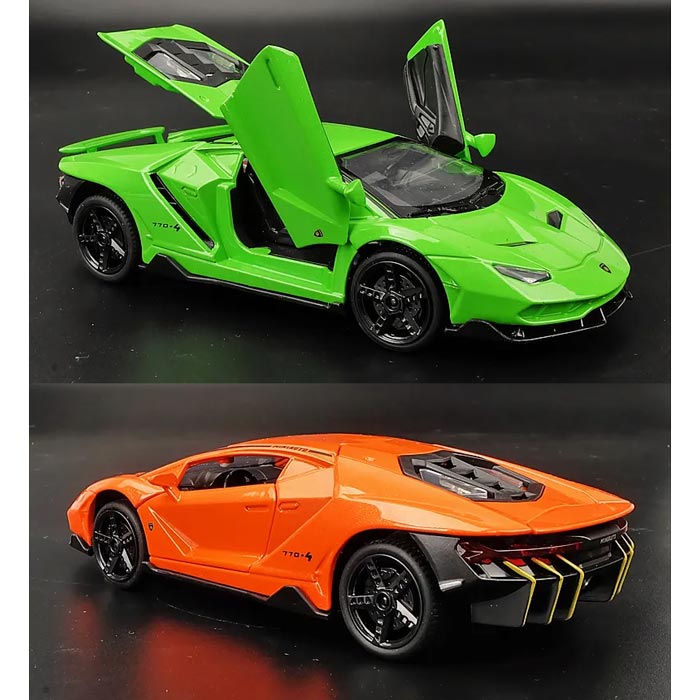 Miniatura de Lamborghini LP770-4 em Metal (Escala 1:32)