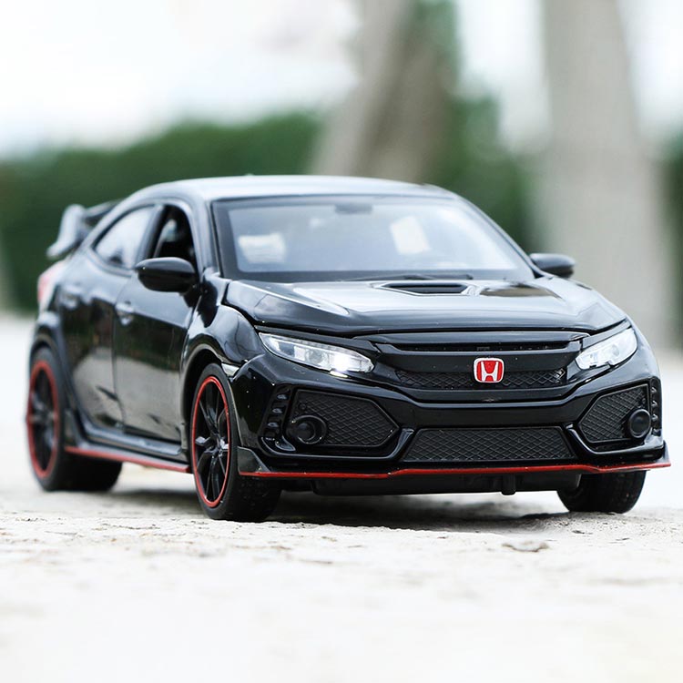 Miniatura de Honda Civic Type R em Metal (Escala 1:32)