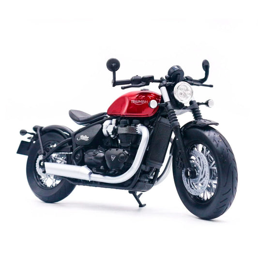 Moto Triumph Bonneville Bobber em Escala 1:12