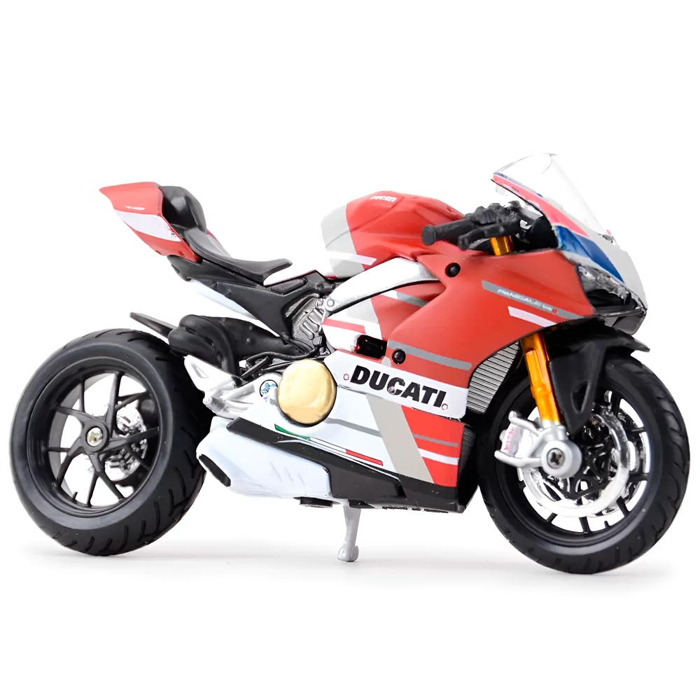 Moto Ducati Panigale V4S Corse em Escala 1:18