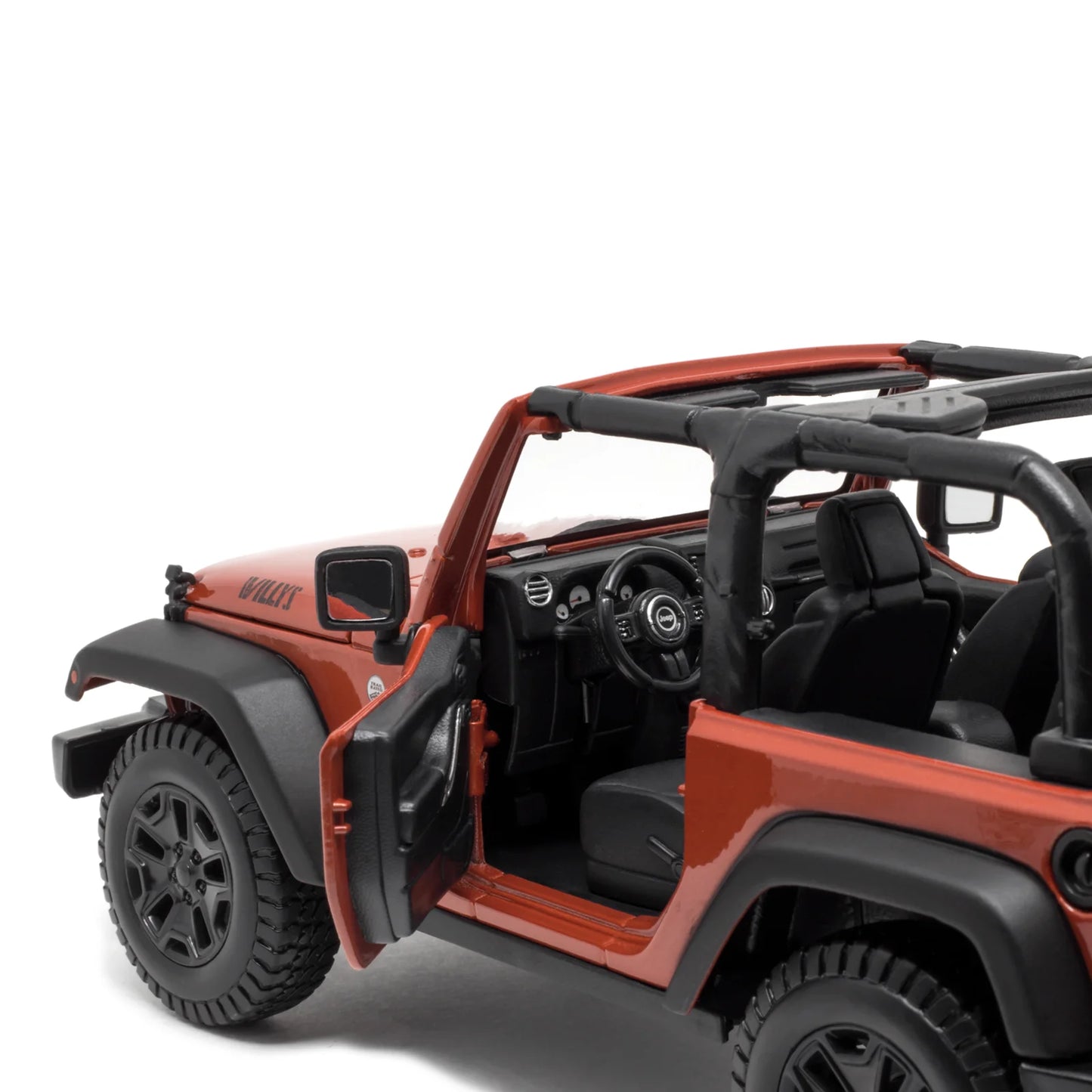 Jeep Wrangler Willys 2014 em Escala 1:18