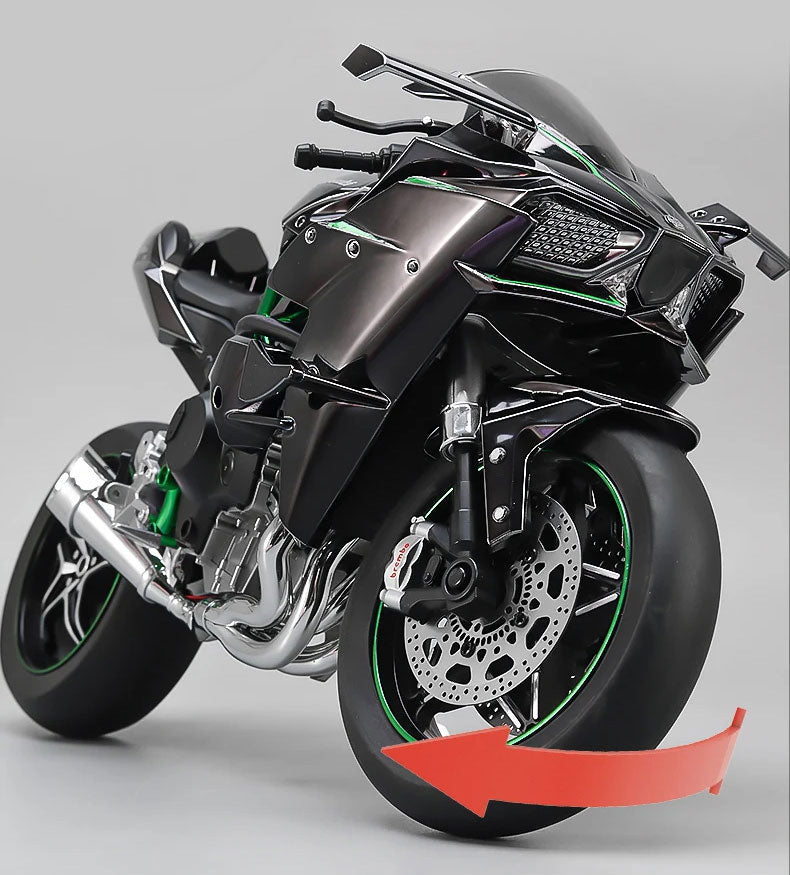 Kawasaki Ninja H2R – Miniatura Escala 1:6 Interativa