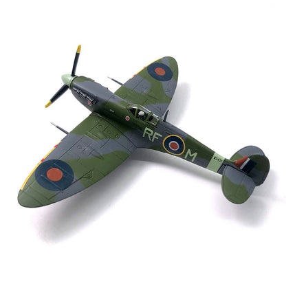 Spitfire Supermarine Britânico (Escala 1:72) em Metal