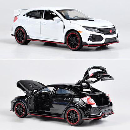 Miniatura de Honda Civic Type R em Metal (Escala 1:32)