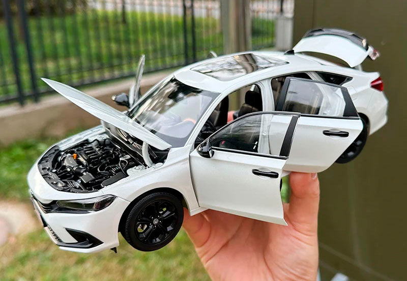 Honda Civic Sport Turbo 2022 Dealer's Edition em Escala 1:18