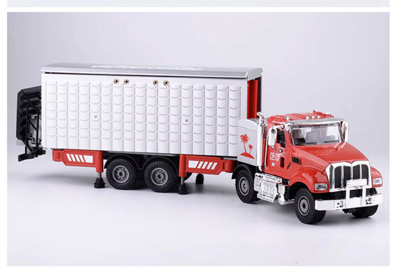 Miniatura Caminhão-Casa Transformável KDW (Die-cast)