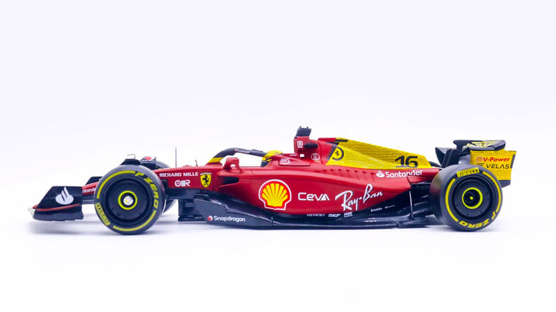 Miniatura Grande de Ferrari F1 - Aniversário de 75 anos (Escala 1:24)