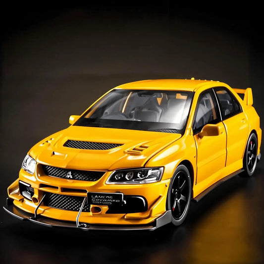 Mitsubishi Lancer Evolution - Miniatura 1:32 com Som e Luz