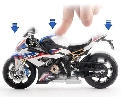 Miniatura Gigante de Moto BMW S1000RR em Metal