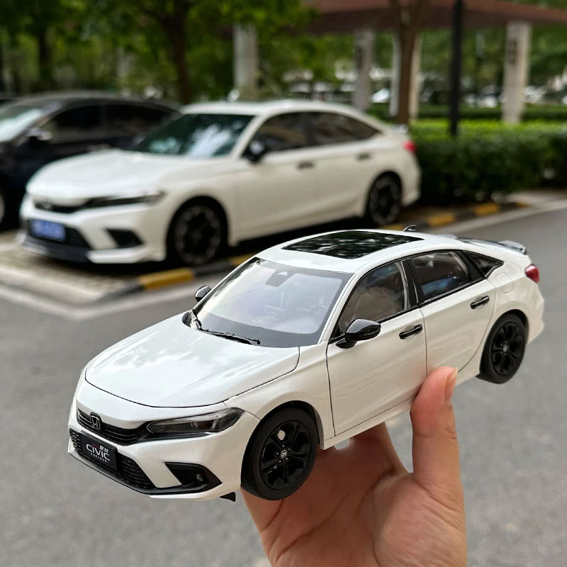 Honda Civic Sport Turbo 2022 Dealer's Edition em Escala 1:18