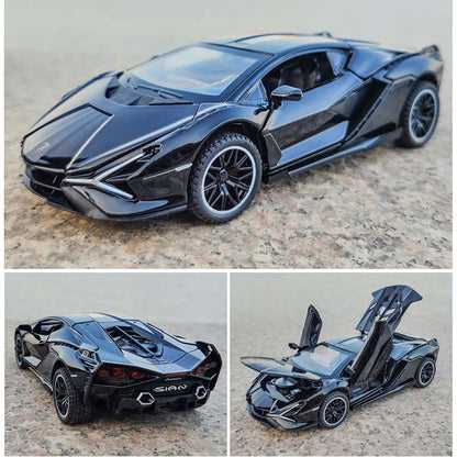 Miniatura de Lamborghini Sián em Metal (Escala 1:32)