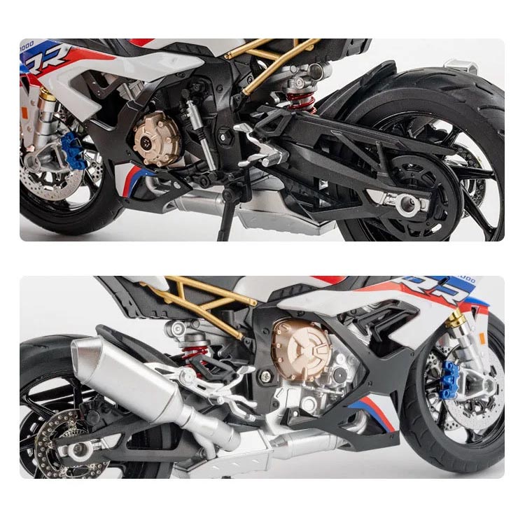 Miniatura Gigante de Moto BMW S1000RR em Metal