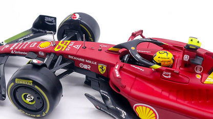 Miniatura Grande de Ferrari F1 - Aniversário de 75 anos (Escala 1:24)