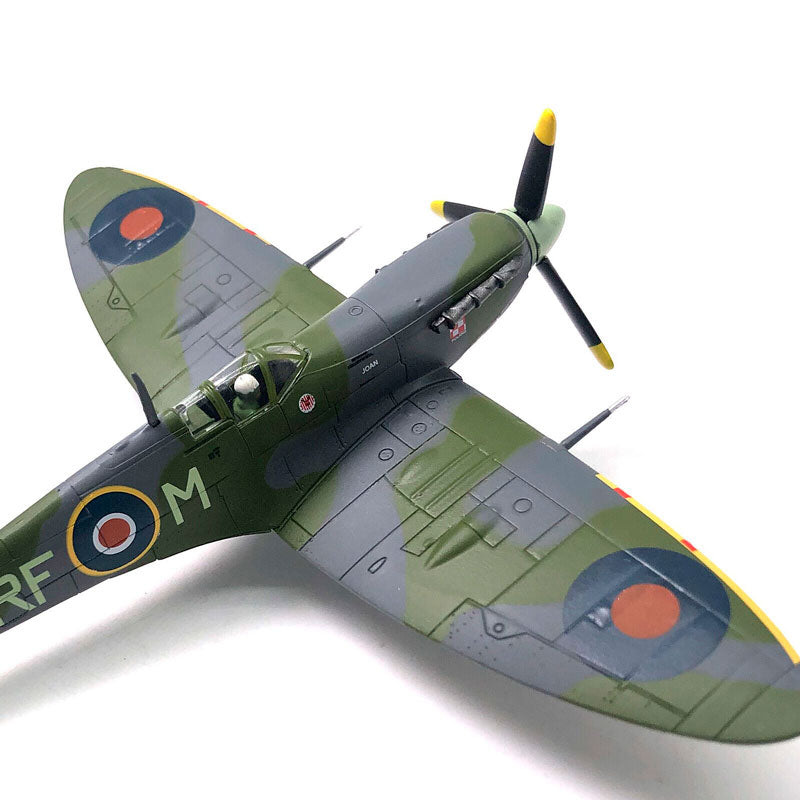 Spitfire Supermarine Britânico (Escala 1:72) em Metal