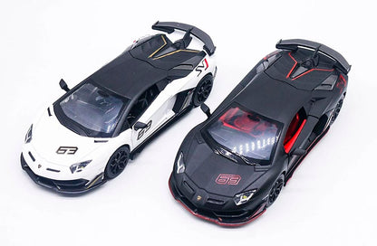 Lamborghini Aventador SVJ63 em Escala 1:24