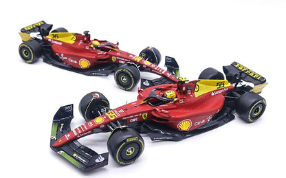 Miniatura Grande de Ferrari F1 - Aniversário de 75 anos (Escala 1:24)