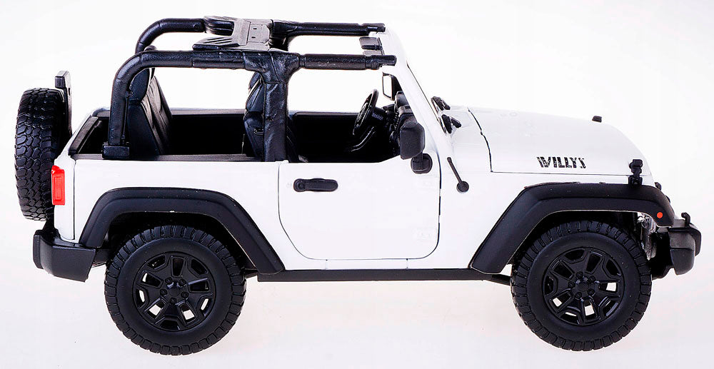 Jeep Wrangler Willys 2014 em Escala 1:18