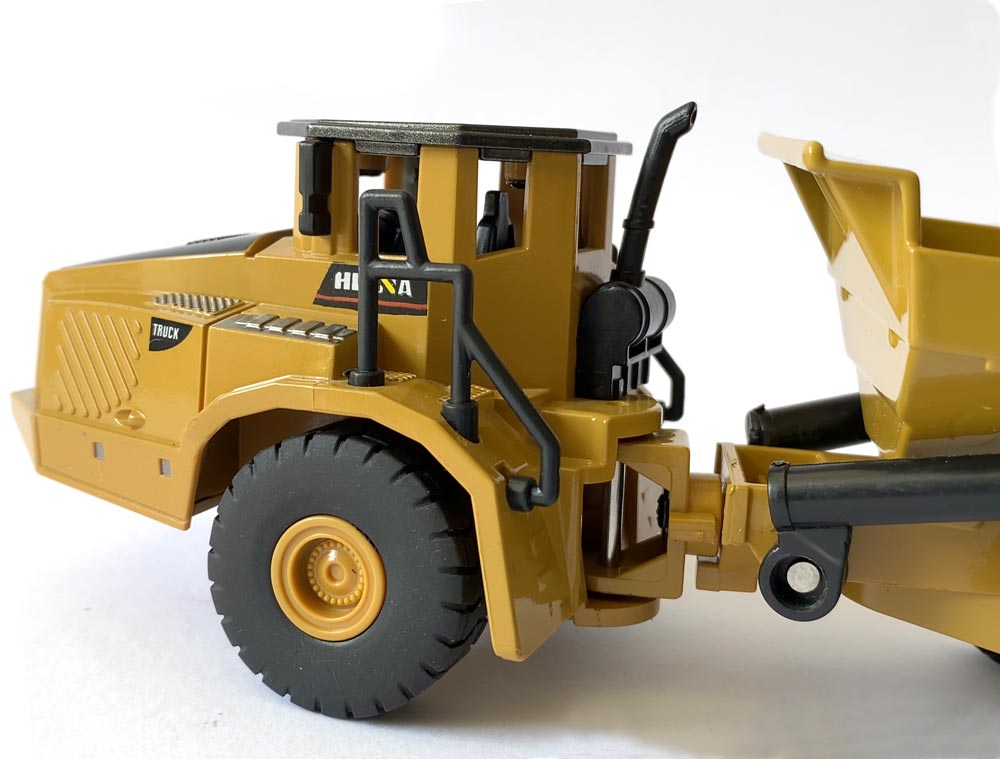 Miniatura de Caminhão de Mineração em Metal HUINA