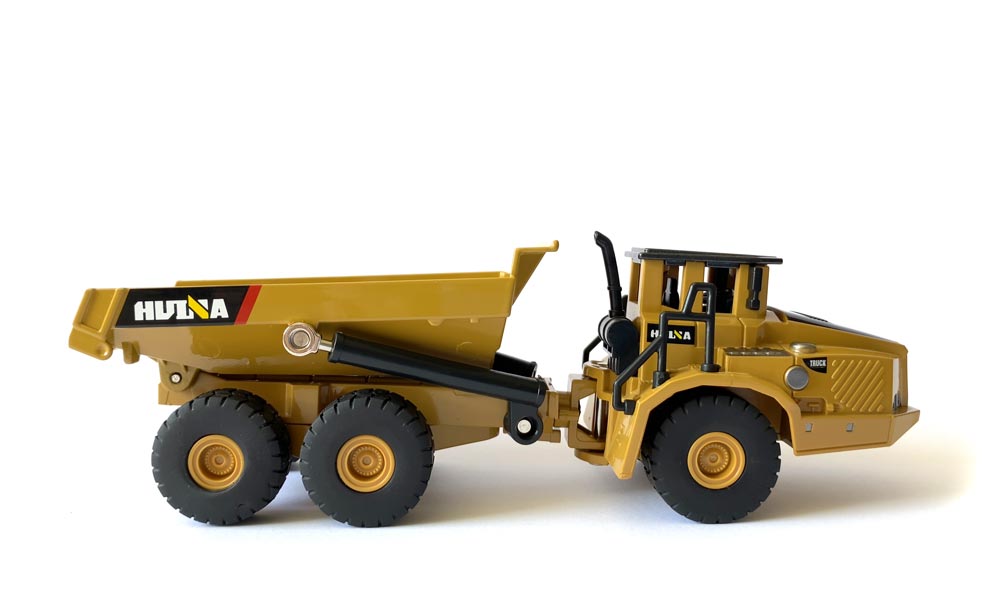 Miniatura de Caminhão de Mineração em Metal HUINA