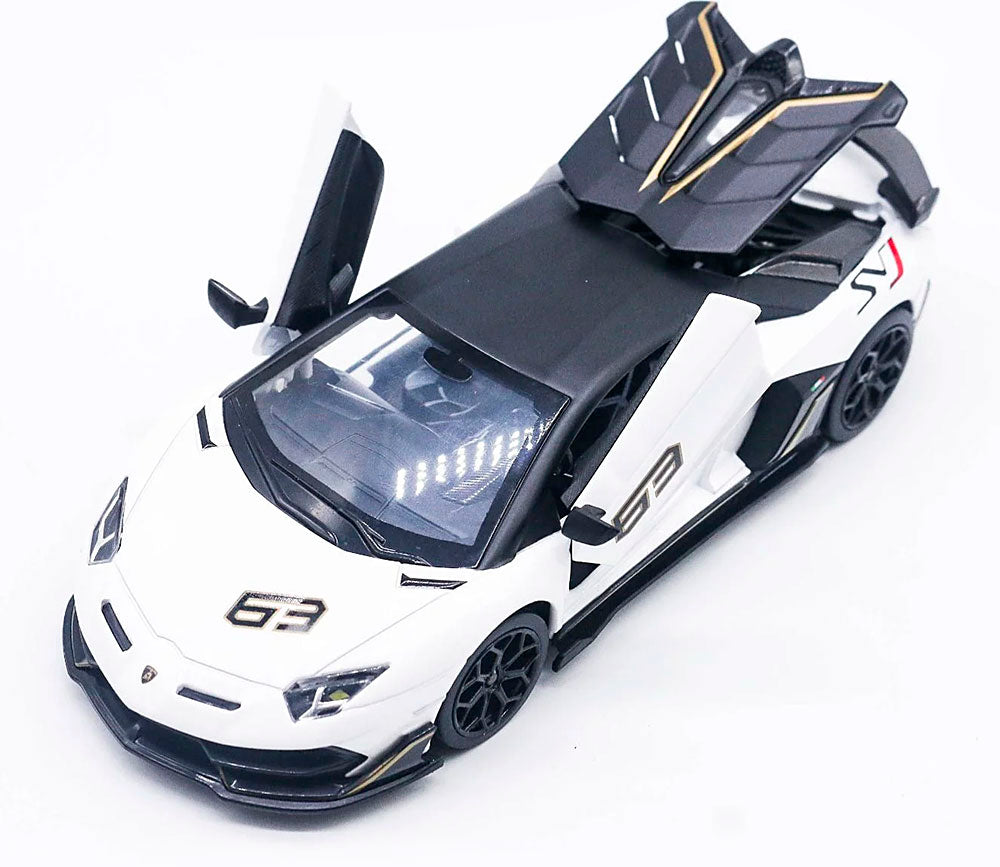 Lamborghini Aventador SVJ63 em Escala 1:24