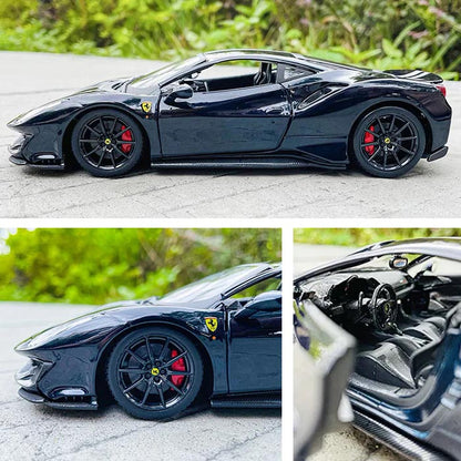 Ferrari 488 Pista em Escala 1:24