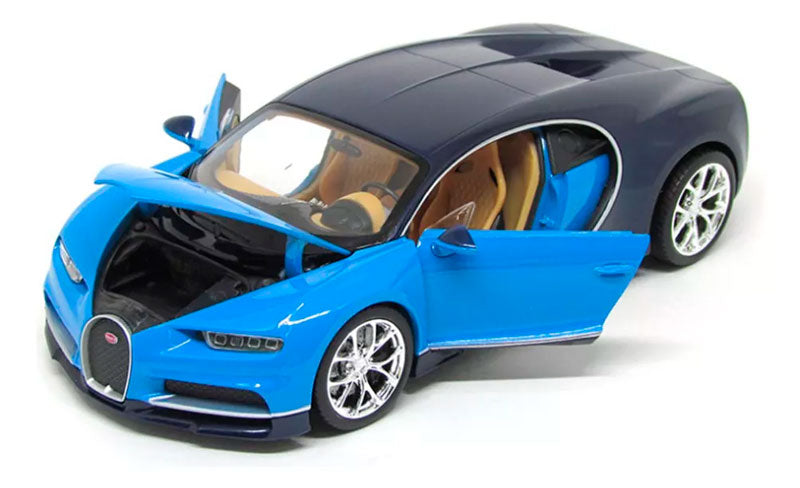 Bugatti Chiron em Escala 1:24