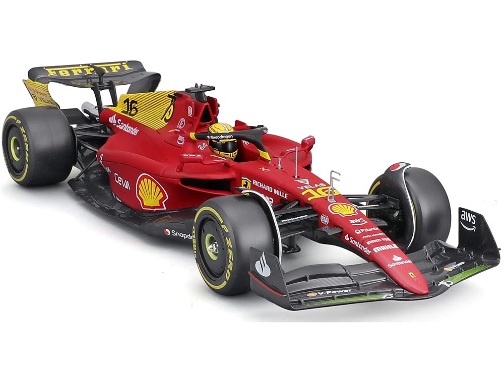 Miniatura Grande de Ferrari F1 - Aniversário de 75 anos (Escala 1:24)