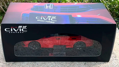 Honda Civic Sport Turbo 2022 Dealer's Edition em Escala 1:18